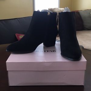 JustFab Quinn Booties, Black